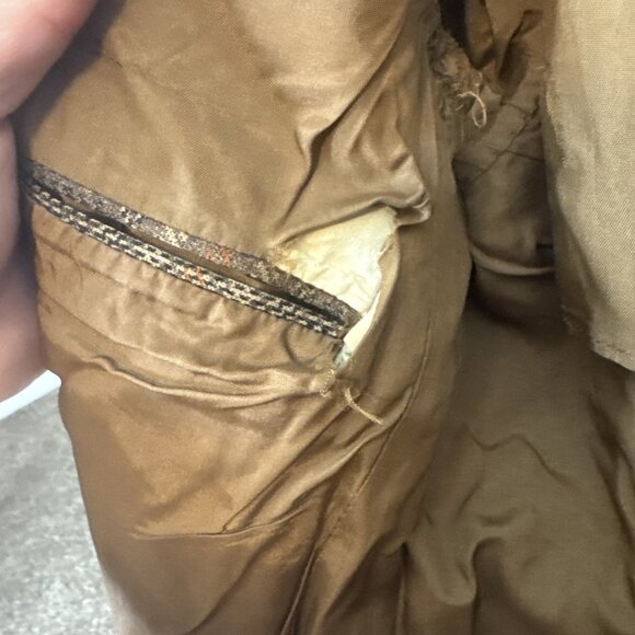 Vintage Sears Men 44 Brown Plaid Sport Coat 60s 70s Retro Wool Herb Wkrp Disco - Picture 8 of 8